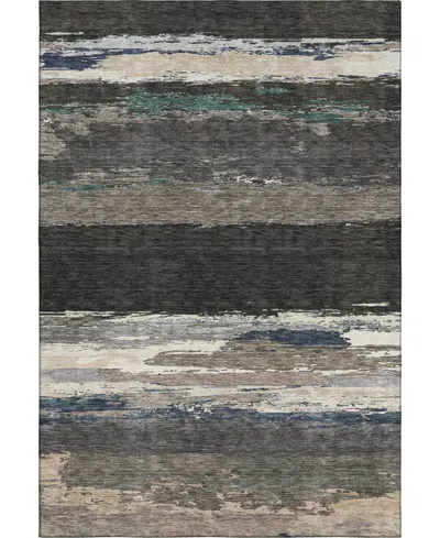 Dalyn Trevi Washable Tv8 8'x10' Area Rug In Black