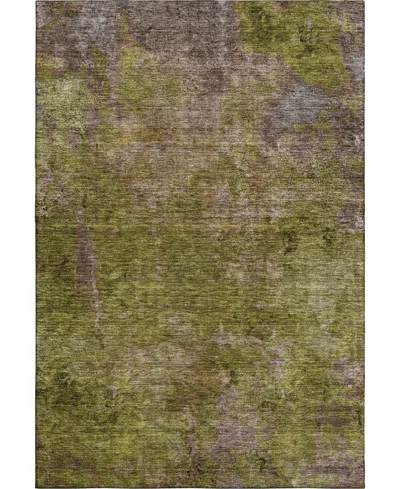 Dalyn Trevi Washable Tv9 2'6"x3'10" Area Rug In Green