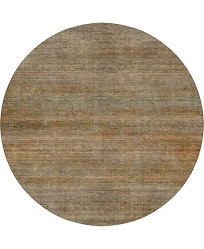 Dalyn Vico Vc1 8'x8' Round Area Rug In Brown