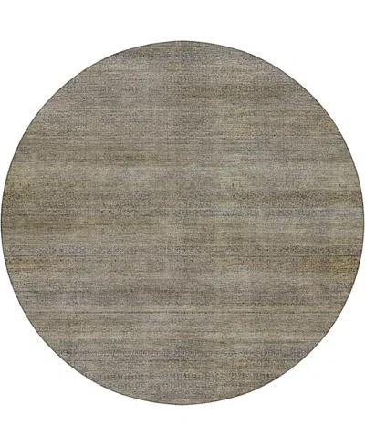 Dalyn Vico Vc2 8'x8' Round Area Rug In Brown