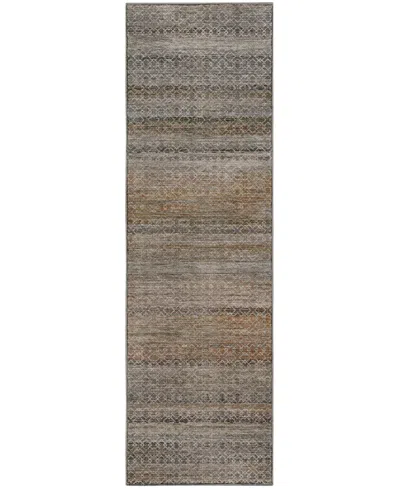 Dalyn Vico Vc4 2'3"x7'6" Runner Area Rug In Gray