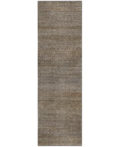 Dalyn Vico Vc5 2'3"x7'6" Runner Area Rug In Brown