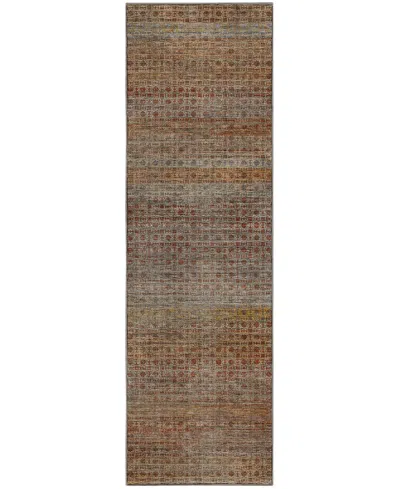 Dalyn Vico Vc5 2'3"x7'6" Runner Area Rug In Brown