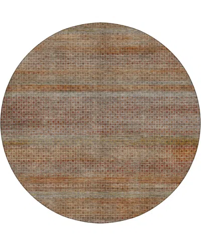 Dalyn Vico Vc5 8'x8' Round Area Rug In Brown