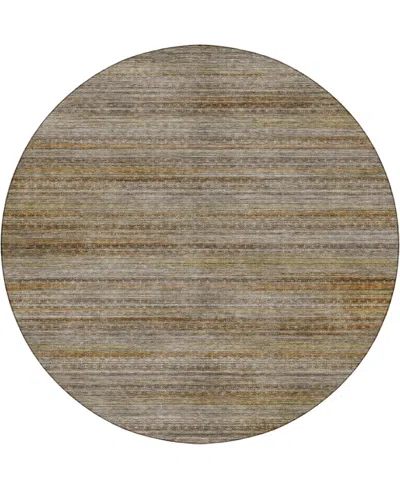 Dalyn Vico Vc6 8'x8' Round Area Rug In Brown