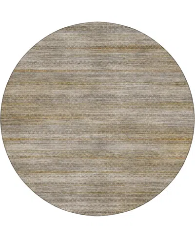 Dalyn Vico Vc6 8'x8' Round Area Rug In Brown