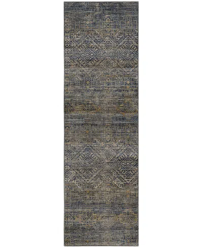 Dalyn Vico Vc8 2'3"x7'6" Runner Area Rug In Blue