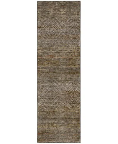 Dalyn Vico Vc8 2'3"x7'6" Runner Area Rug In Brown