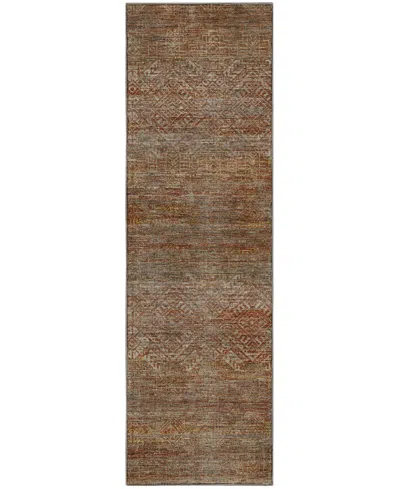Dalyn Vico Vc8 2'3"x7'6" Runner Area Rug In Brown
