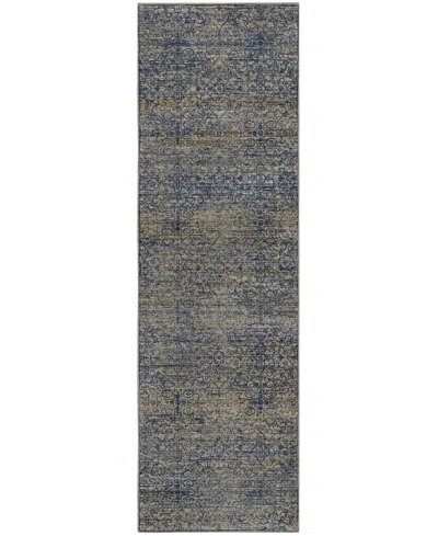 Dalyn Vico Vc9 2'3"x7'6" Runner Area Rug In Blue