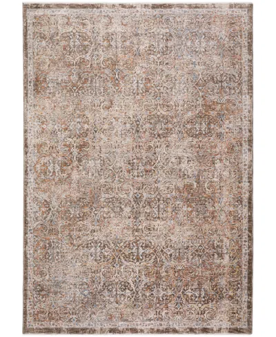 Dalyn Vienna Vi3 2'3x7'10 Runner Area Rug In Chocolate