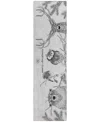 Dalyn Wonderland Wn11 2'3x7'6 Runner Area Rug In Black