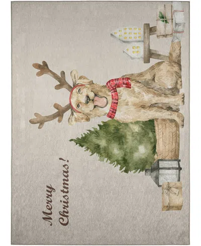 Dalyn Wonderland Wn8 3'x5' Area Rug In Beige