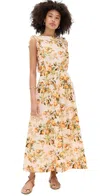 Damaris Bailey Aurora Dress Pear Flora Print
