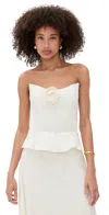 Damaris Bailey Delicias Corset Top White