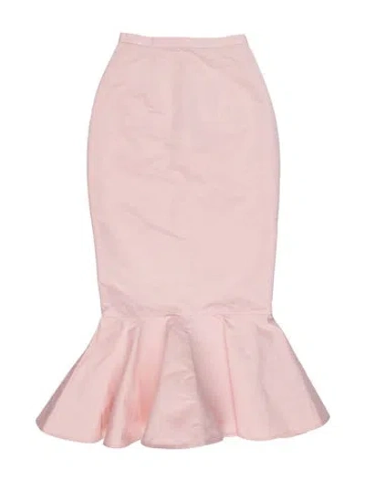 Pre-owned Damaris Bailey Ruffle Embellishment Mini Skirt In Pink