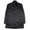 Damati Men's Button Up Blazer Jacket In Black In Black