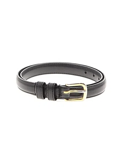 Pre-owned Dame Leather Belt In Black