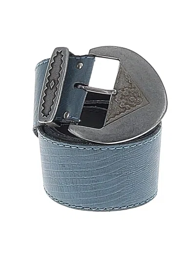 Pre-owned Dame Leather Belt In Blue