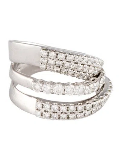 Pre-owned Damiani 18k 2.25ctw Diamond Row Band In Multi