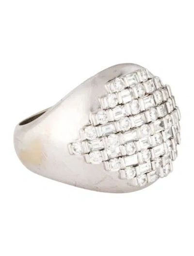 Pre-owned Damiani 18k 2.88ctw Diamond Cocktail Ring In Multi