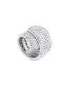 Damiani 18k White Gold 3.25ct Diamond Ring Dm09-032025 In Metallic