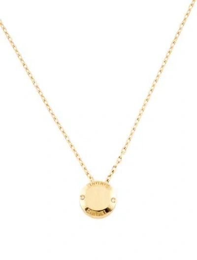 Pre-owned Damiani 18k Diamond Blasoni Pendant Necklace, 20.5" In Multi
