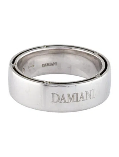 Pre-owned Damiani 18k Diamond D. Side Band In Multi
