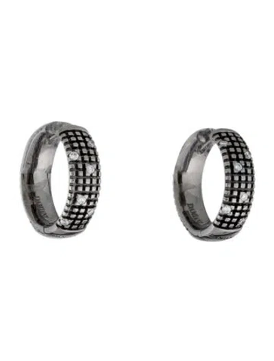 Pre-owned Damiani 18k Diamond Metropolitan Earrings In Multicolor