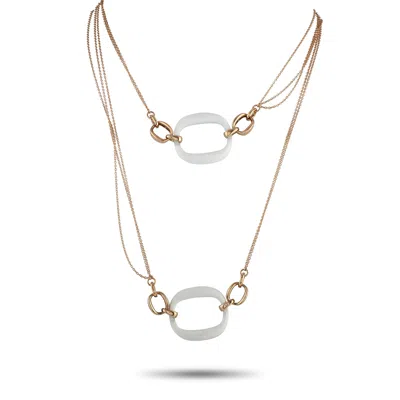 Damiani 18k Rose Gold Agate Necklace Dm14-051625