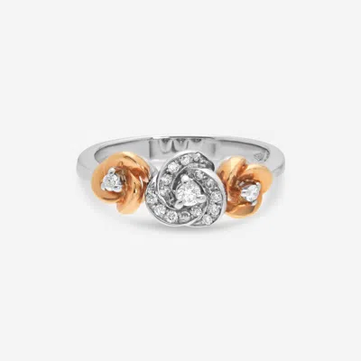 Damiani 18kand Yellow Gold, Diamond Band Ring Sz. 7.5 281280 In White