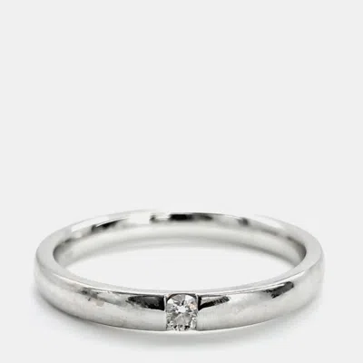 Pre-owned Damiani 1p Diamond Veramore Ring Eu 56 In Multicolor