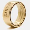 DAMIANI & BRAD PITT DIAMOND 18K YELLOW GOLD RING