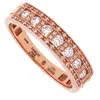Damiani Belle Epoque 18k Rose Gold Diamond Ring