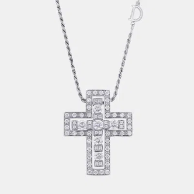 Pre-owned Damiani Belle Epoque 18k White Gold Necklace
