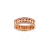 Damiani Belle Epoque Reel Pink Gold 0.39 Ct Diamond Ring