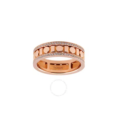 Damiani Belle Epoque Reel Pink Gold 0.39 Ct Diamond Ring