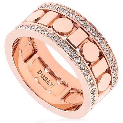 Damiani Belle Epoque Reel Pink Gold Diamond Ring