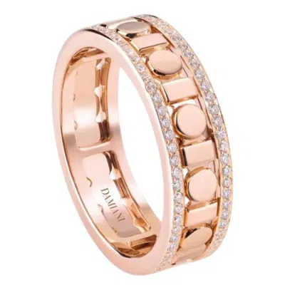 Damiani Belle Epoque Reel Rose Gold 0.37 Ct Diamond Ring