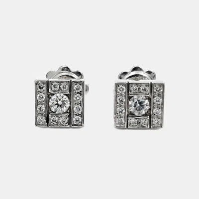 Pre-owned Damiani Diamond Belle Époque Earrings In Multicolor