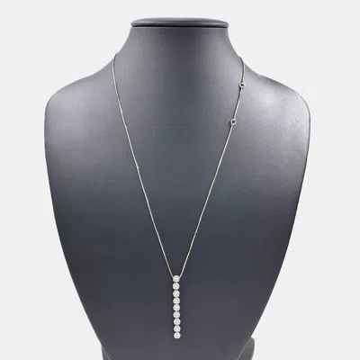 Pre-owned Damiani Diamond Crystal Necklace In Multicolor