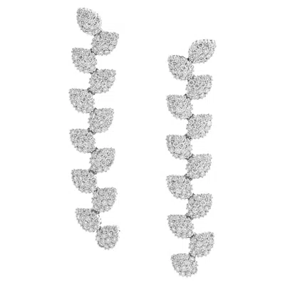 Pre-owned Damiani Diamond Earrings Antera In Multi