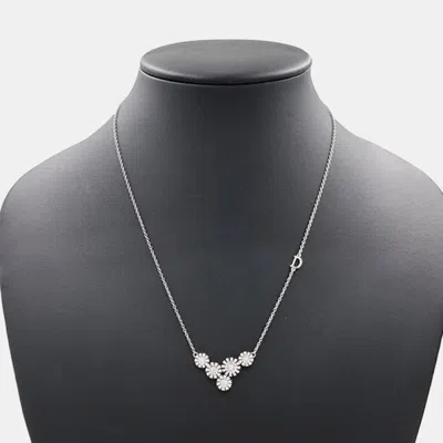 Pre-owned Damiani Diamond Margherita Necklace In Multi