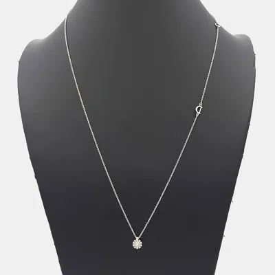 Pre-owned Damiani Diamond Margherita Necklace In Multi