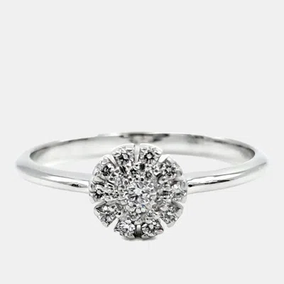 Pre-owned Damiani Diamond Margherita Ring In Multicolor