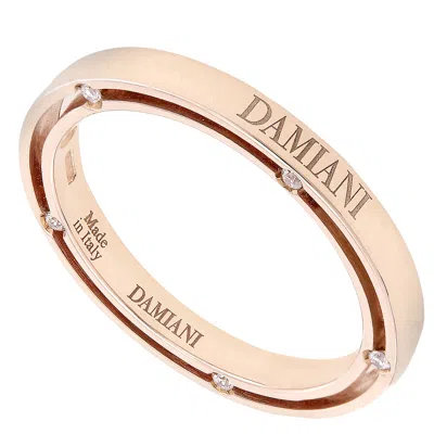 Damiani D.side Pink Gold Diamond Wedding Band