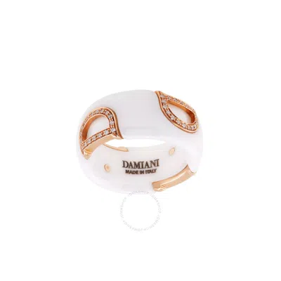 Damiani Open Box -  D.icon Ladies White Ceramic In Gold