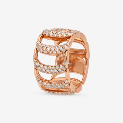 Damiani Ssima 18k Rose Gold, Diamond 1.09ct. Tw. Band Ring 20029739