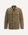 D'amico Flap-pocket Jacket In Brown