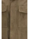 D'amico Flap-pocket Jacket In Brown